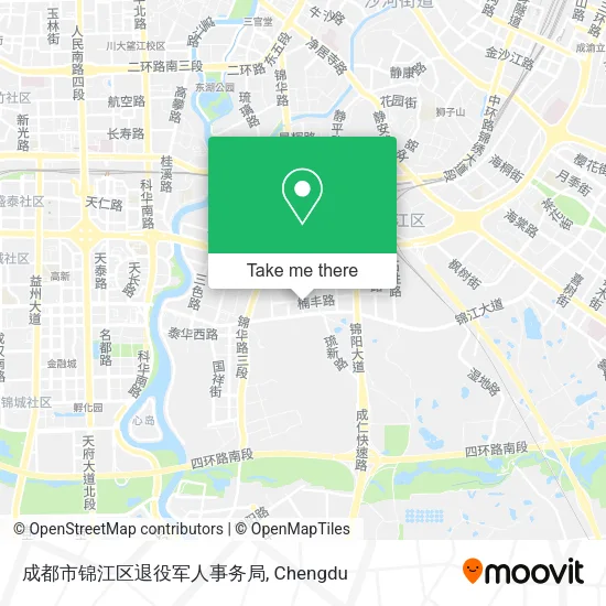 成都市锦江区退役军人事务局 map