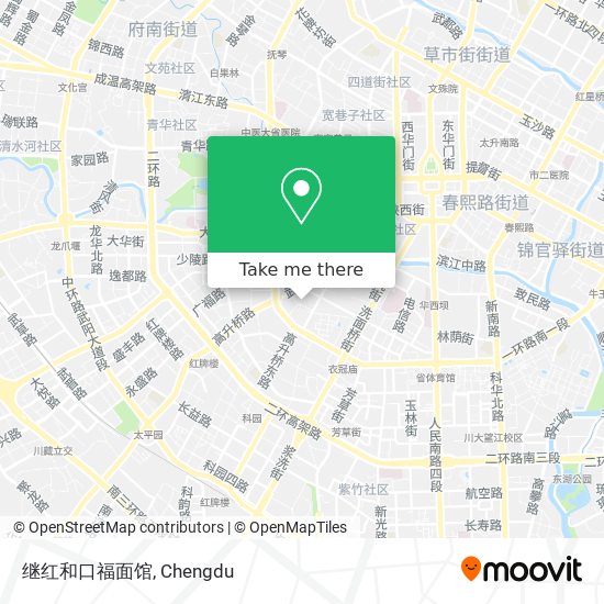 继红和口福面馆 map