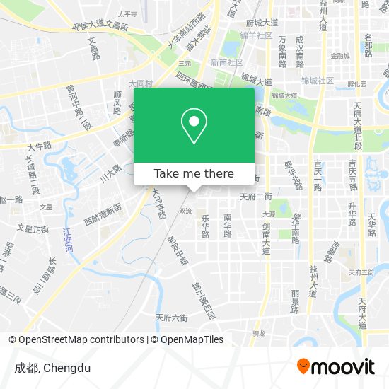 成都 map