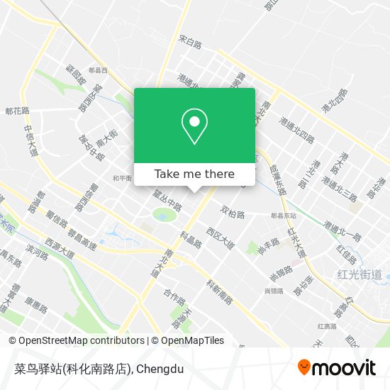 菜鸟驿站(科化南路店) map