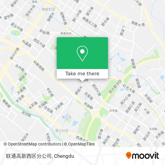 联通高新西区分公司 map