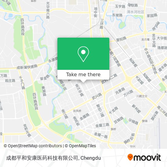 成都平和安康医药科技有限公司 map
