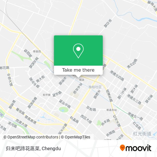 归来吧蹄花蒸菜 map