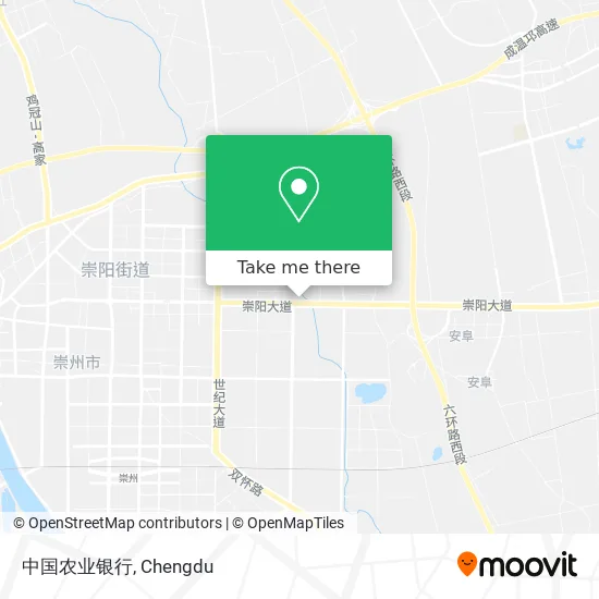 中国农业银行 map