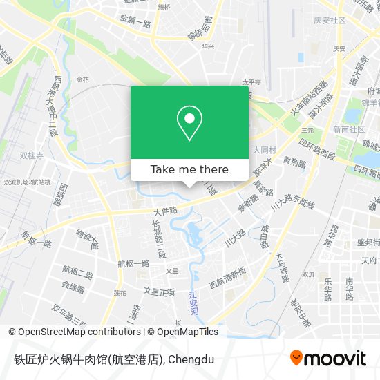 铁匠炉火锅牛肉馆(航空港店) map