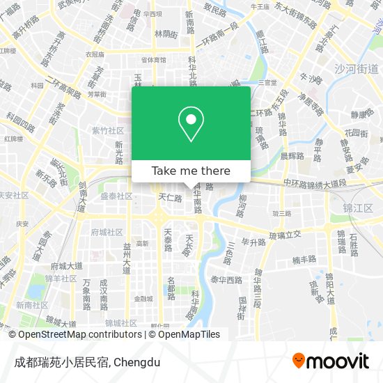 成都瑞苑小居民宿 map