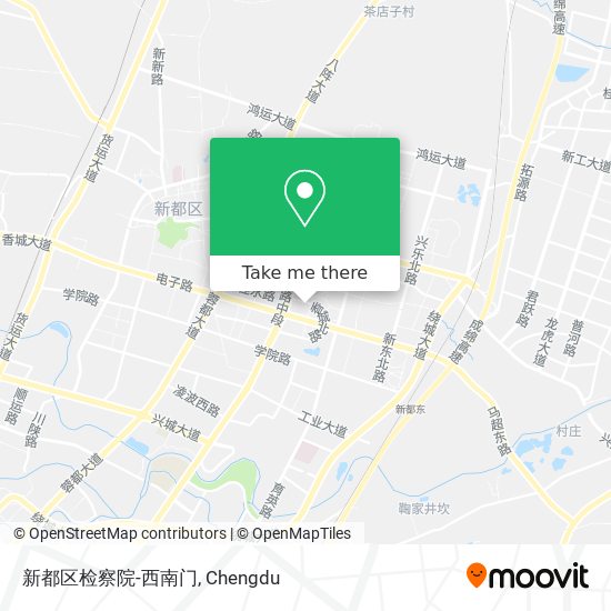 新都区检察院-西南门 map