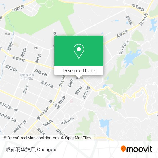 成都明华旅店 map