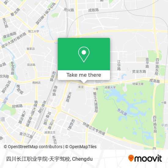 四川长江职业学院-天宇驾校 map