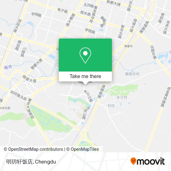 明玥轩饭店 map