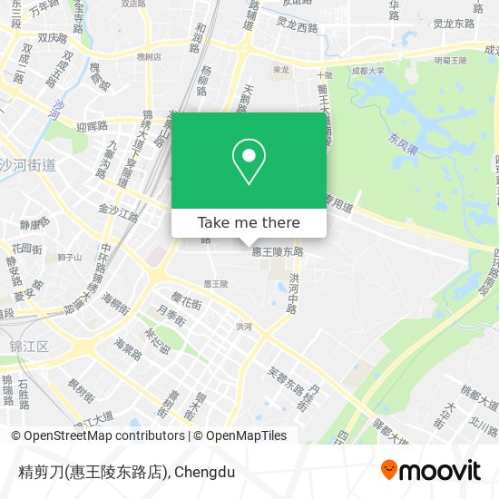 精剪刀(惠王陵东路店) map