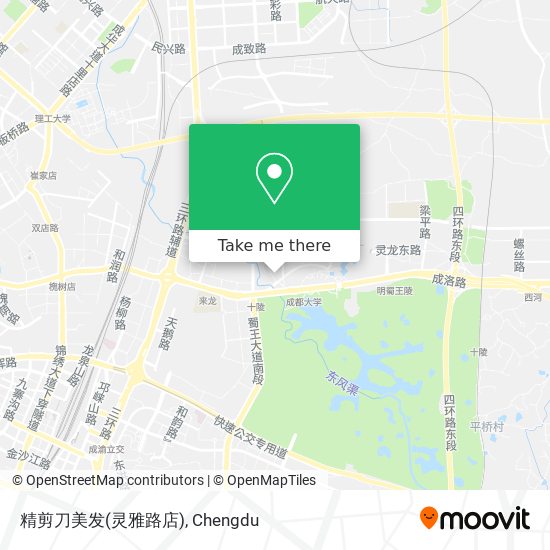 精剪刀美发(灵雅路店) map