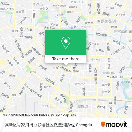 高新区肖家河街办联谊社区微型消防站 map