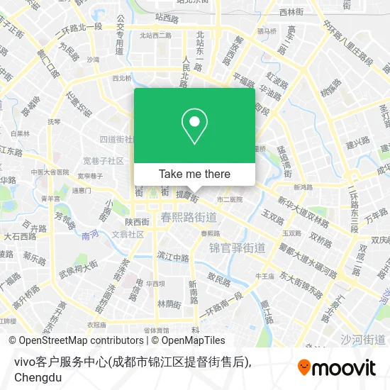 vivo客户服务中心(成都市锦江区提督街售后) map