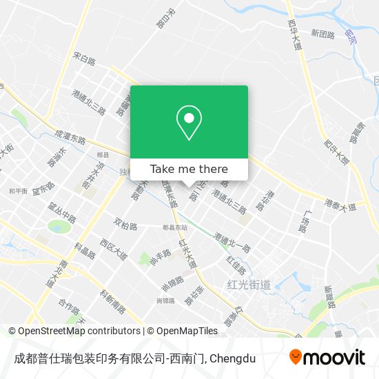 成都普仕瑞包装印务有限公司-西南门 map