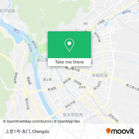 上景1号-东门 map