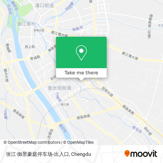 张江·御景豪庭停车场-出入口 map