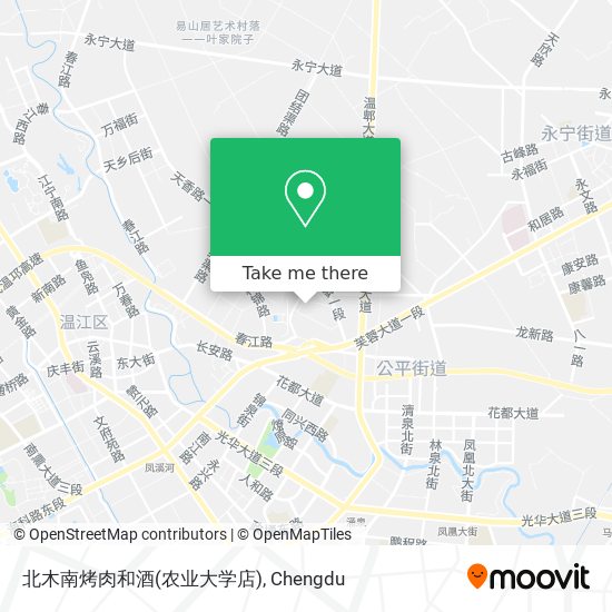 北木南烤肉和酒(农业大学店) map