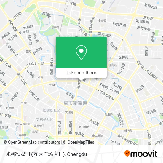 米娜造型【(万达广场店】) map