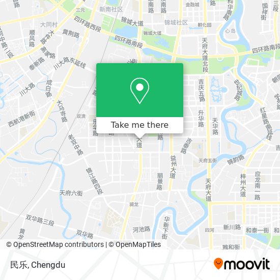 民乐 map