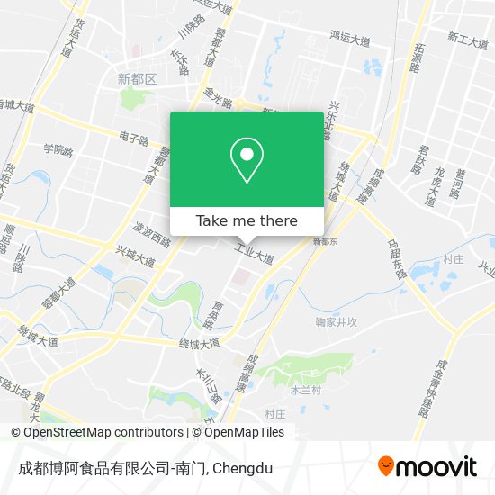 成都博阿食品有限公司-南门 map