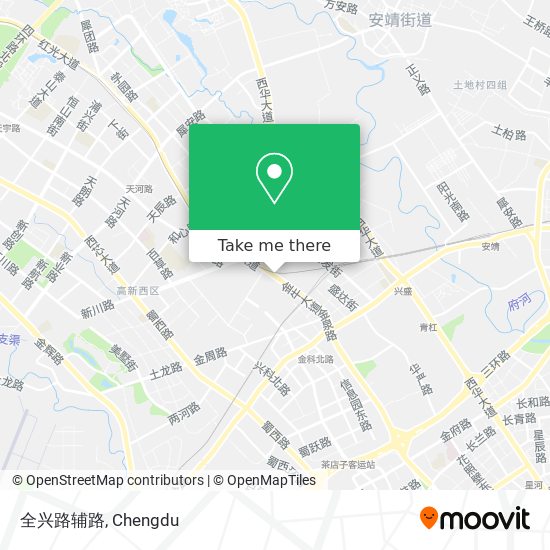 全兴路辅路 map