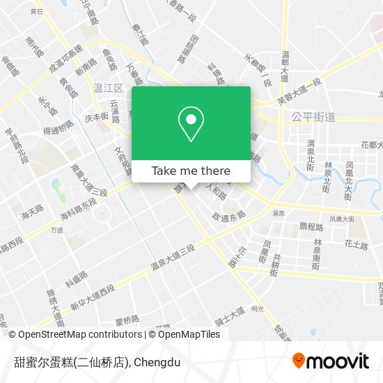 甜蜜尔蛋糕(二仙桥店) map