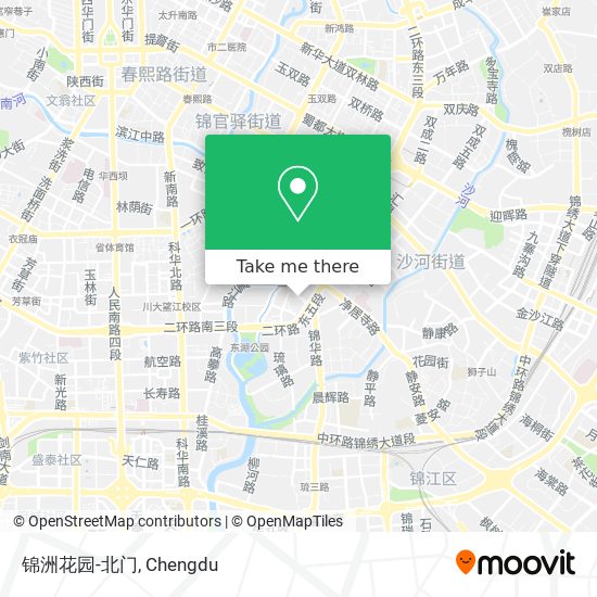 锦洲花园-北门 map