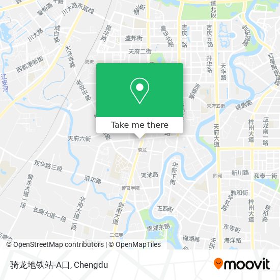 骑龙地铁站-A口 map
