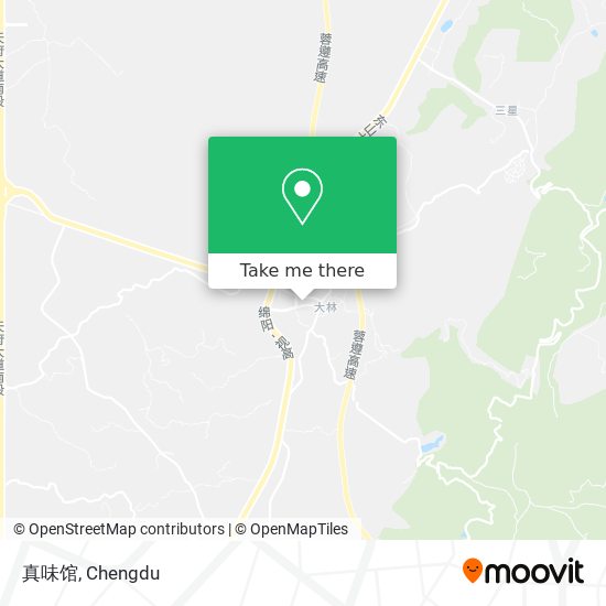 真味馆 map