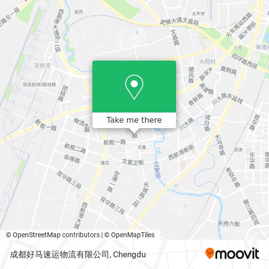成都好马速运物流有限公司 map