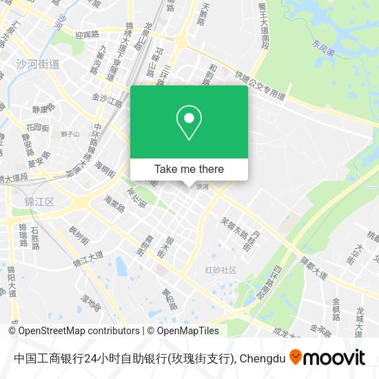 中国工商银行24小时自助银行(玫瑰街支行) map