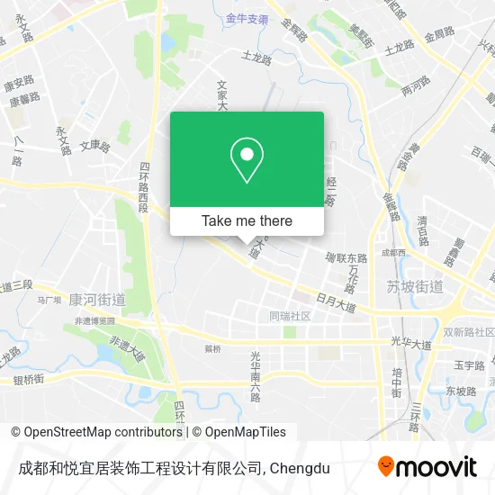 成都和悦宜居装饰工程设计有限公司 map