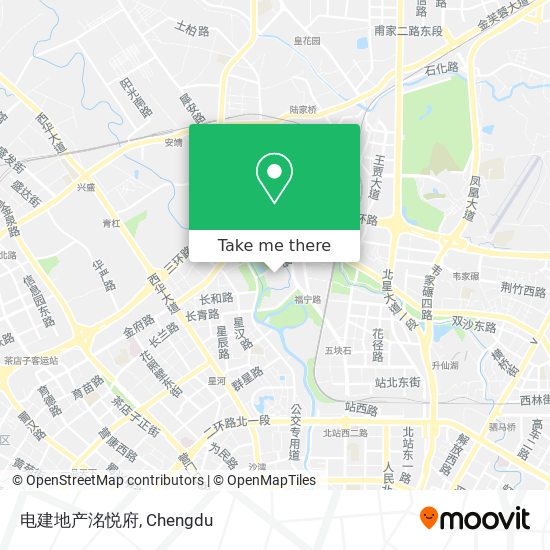 电建地产洺悦府 map