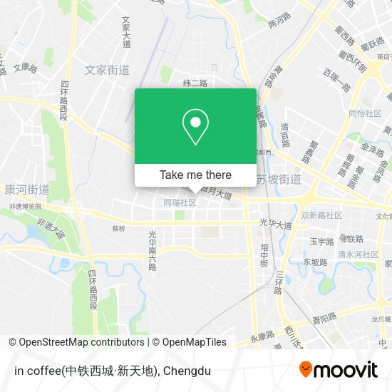 in coffee(中铁西城·新天地) map
