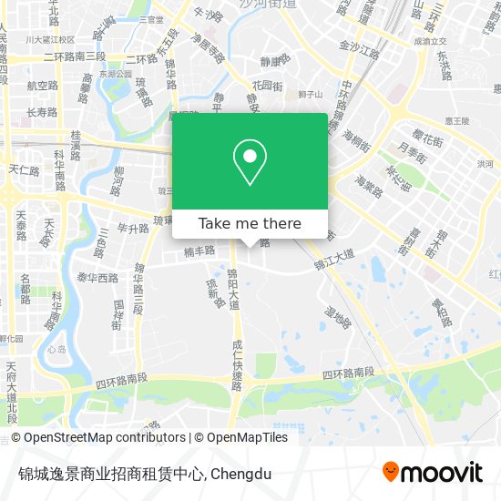 锦城逸景商业招商租赁中心 map
