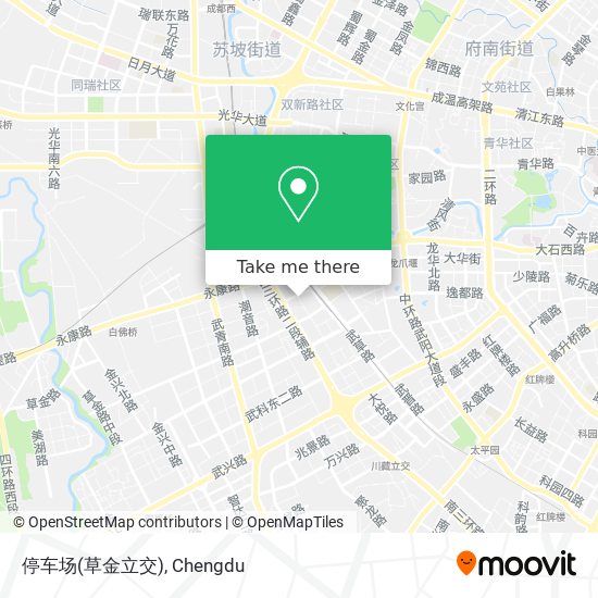 停车场(草金立交) map