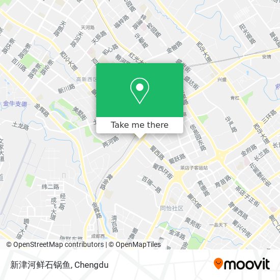 新津河鲜石锅鱼 map
