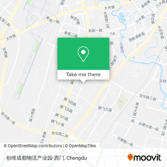 创维成都物流产业园-西门 map