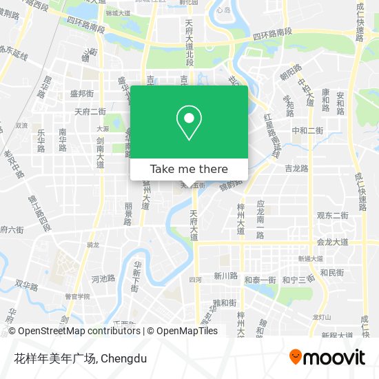 花样年美年广场 map