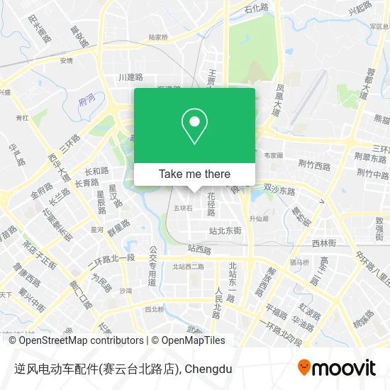 逆风电动车配件(赛云台北路店) map