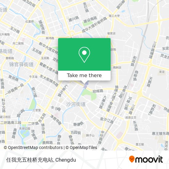 任我充五桂桥充电站 map