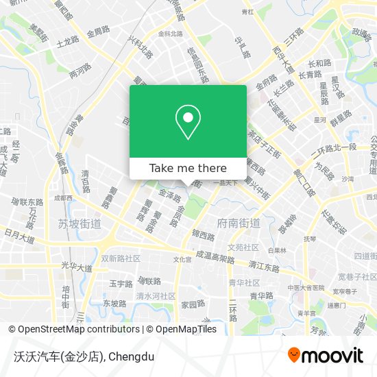 沃沃汽车(金沙店) map