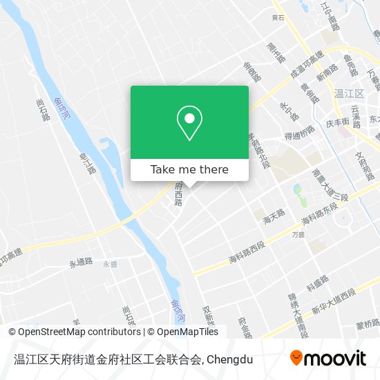 温江区天府街道金府社区工会联合会 map