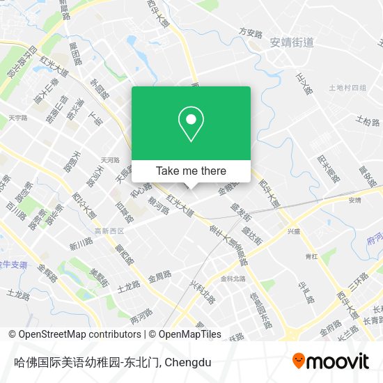哈佛国际美语幼稚园-东北门 map