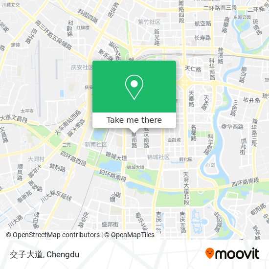 交子大道 map