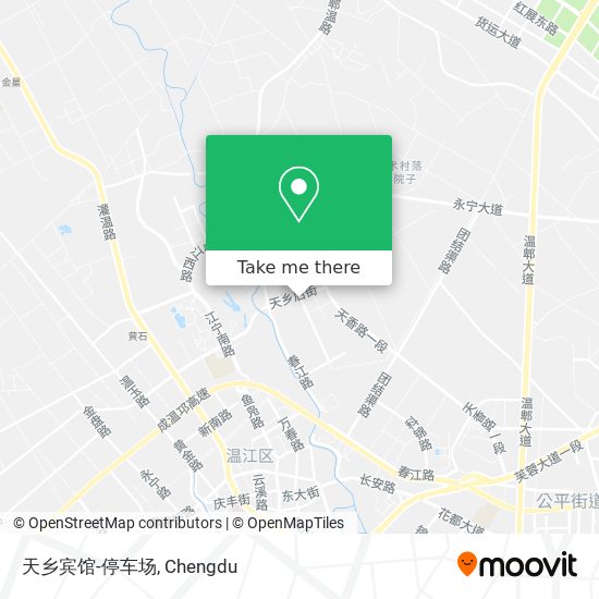 天乡宾馆-停车场 map