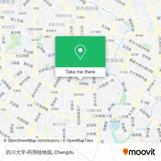 四川大学-药用植物园 map