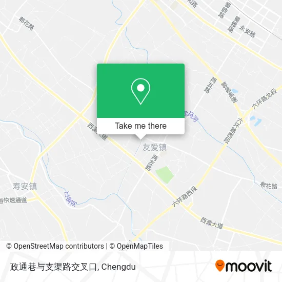 政通巷与支渠路交叉口 map