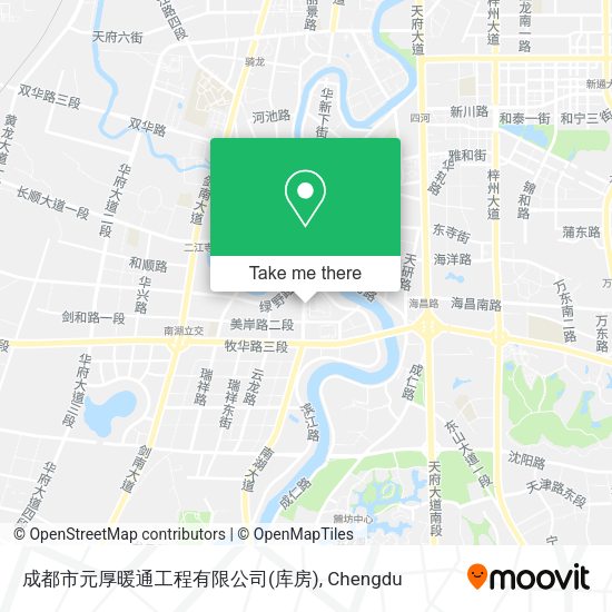 成都市元厚暖通工程有限公司(库房) map